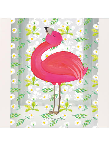 Mr. & Mrs. Panda Laterne Flamingo Stolz ohne Spruch in Transparent