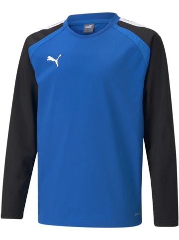 Puma Pullover "TeamLIGA Training Sweat Jr" in Blau