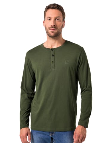 JP1880 Kurzarm T-Shirt in dunkles seegras
