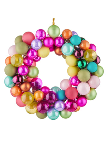 Butlers Deko-Kranz X-MAS Kugeln in Multicolor