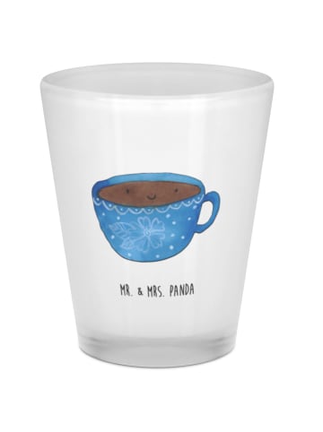 Mr. & Mrs. Panda Schnapsglas Kaffee Tasse ohne Spruch in Transparent