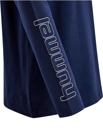 Hummel T-Shirt L/S Hmlcloud T-Shirt L/S in BLACK IRIS