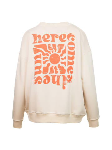 Salzhaut Sweatshirt Tūt in Beige