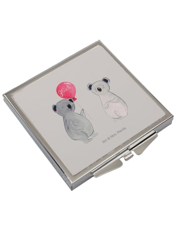 Mr. & Mrs. Panda Klappspiegel Koala Luftballon ohne Spruch in Grau Pastell