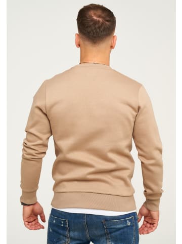 Jack & Jones Sweatshirt - LABO SWEAT CREW NECK Pullover in Dune