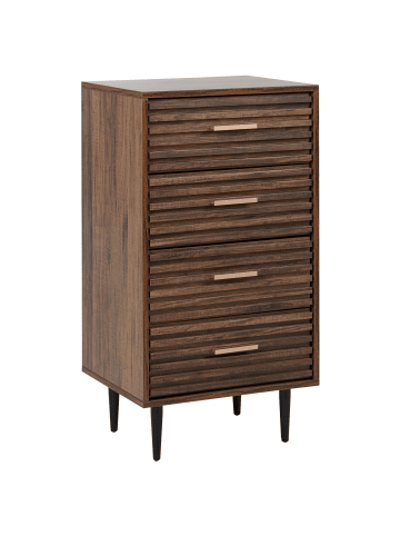 Beliani Kommode KEITH in Braun - (W) 48 x (H) 90 x (L) 40 cm