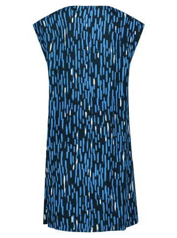 BETTY & CO Casual-Kleid mit Print in Dunkelblau/Blau