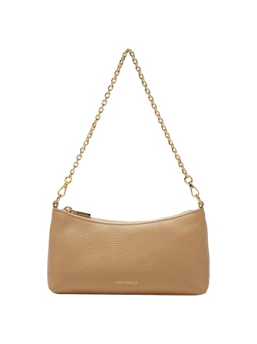 COCCINELLE Aura - Schultertasche 22 cm in fresh beige