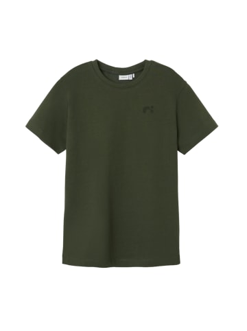 name it T-Shirt NKMGREG SS NREG TOP in olive night