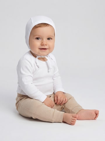 TupTam Unisex Baby Erstlingsmütze zum Binden 2er Pack in weiß