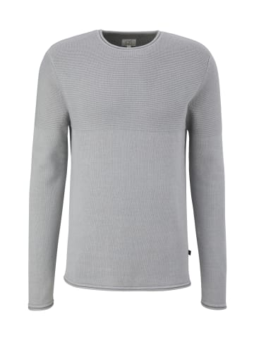 QS Strickpullover in 9400_grau meliert