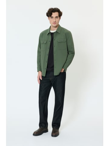 Matinique Overshirts MAdamo Gerade Passform in Thyme