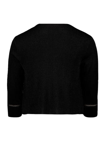Vera Mont Strickbolero ohne Verschluss in Schwarz/Schwarz