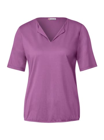 Street One Seidenlook Shirt in Violett