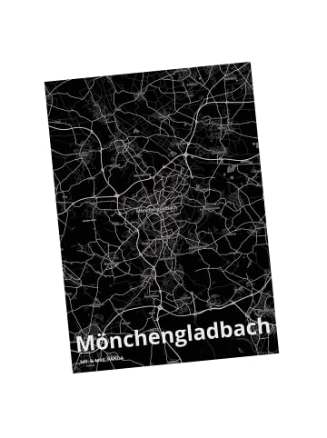 Mr. & Mrs. Panda Postkarte Mönchengladbach mit Spruch in Keine Angabe