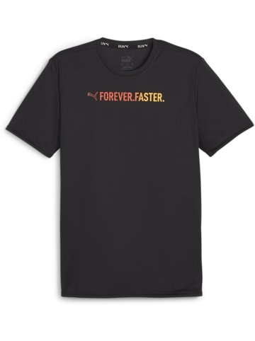 Puma T-Shirt "RUN FAVORITE SS GRAPHIC TEE M" in Schwarz