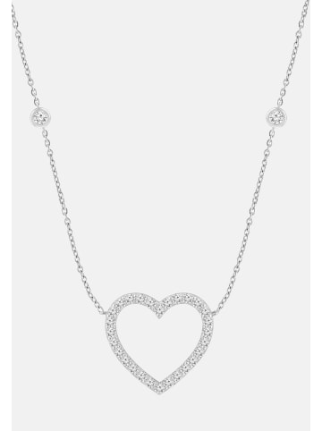 Ethische Diamanten Halskette aus 375 Weißgold mit Lab Grown Diamant