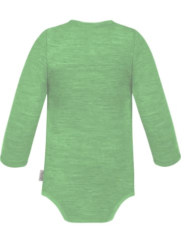 Normani Outdoor Sports 3er Pack Baby Merino Langarm Wickelbody in Blau/Anthrazit/Grün