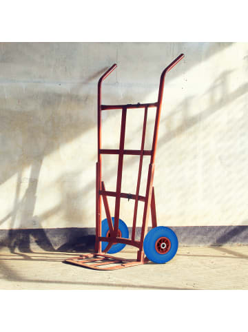 relaxdays 2x Sackkarrenrad 3.00 4 in Blau Rot