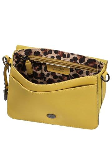PICARD Marie - Umhängetasche 22 cm Rindsleder (lemon) in lemon