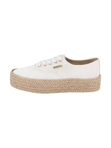 Les Tropéziennes par M Belarbi Cosmic Print Schnürsneaker Weiß
