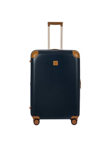 BRIC`s Amalfi - 4-Rollen-Trolley L 76 cm (cream) in blau