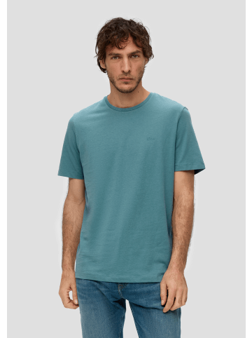 s.Oliver T-Shirt kurzarm in Petrol