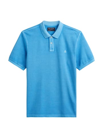 Marc O'Polo Poloshirt 1er Pack in Blau (Azure Blue)