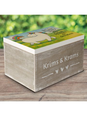 Mr. & Mrs. Panda Aufbewahrungsbox Einhorn Stolzieren Design mit ... in Weiß