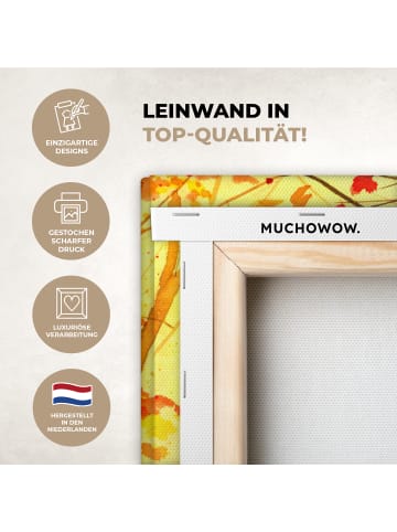 MuchoWow Leinwand bilder Herbsthirsche (BxH)