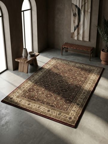 KADIMA DESIGN Teppich Kurzflor Waschbar Orientalisch GEISLER Strapazierfähig OEKO-TEX in Rot
