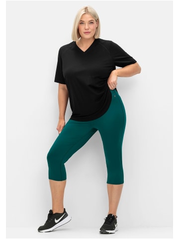 sheego Caprihose in petrol