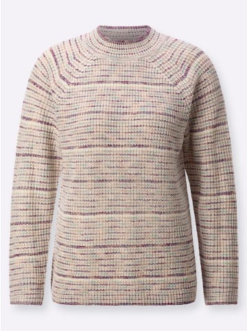 WITT WEIDEN Pullover in champagner-rosenholz-meliert