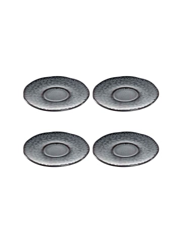 LEONARDO 4er Set Espressountertassen Matera in Anthrazit ø 11.0 cm