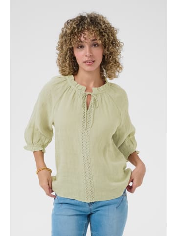 Cream Kurzarm-Bluse CRBellis Regular fit in Tea