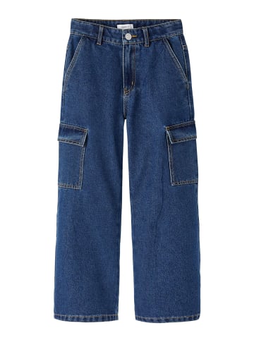 name it Cargojeans in Dark Blue Denim