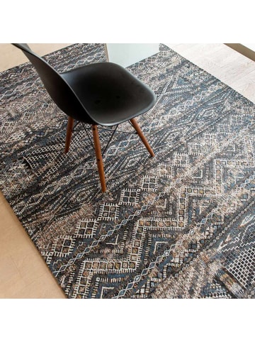 Louis de Poortere Teppich Black Rabat in Grau