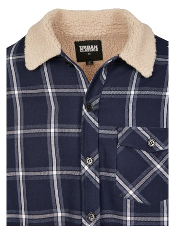 Urban Classics Hemden in navy/wht