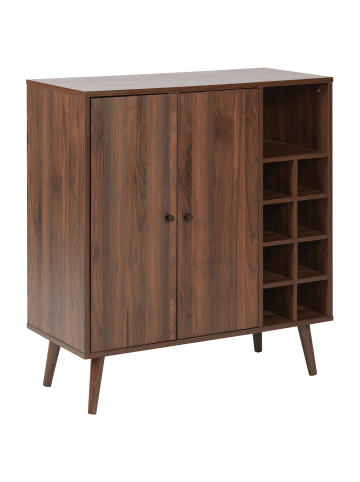 Beliani Sideboard TULLAMORE in Braun - (W) 84 x (H) 91 x (L) 39 cm