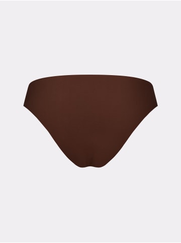 Erlich Textil  MIT OFFENEN KANTEN Brazil Slip CASUAL COTTON BRAZIL SLIP in umbra