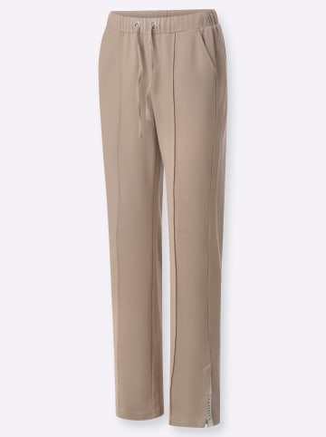 Sieh an! Jersey-Hose in sesam