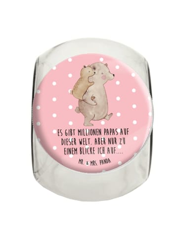 Mr. & Mrs. Panda Frischhaltedose Papa Bär mit Spruch in Rot Pastell