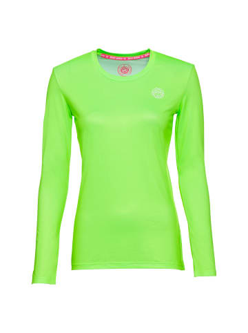 BIDI BADU Pia Tech Roundneck Longsleeve in neongrün