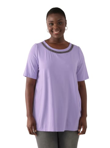 Ulla Popken Shirt in helles lavendel