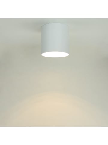 Licht-Erlebnisse Deckenlampe Ø 12.7 x (H)12.5 cm in Weiß
