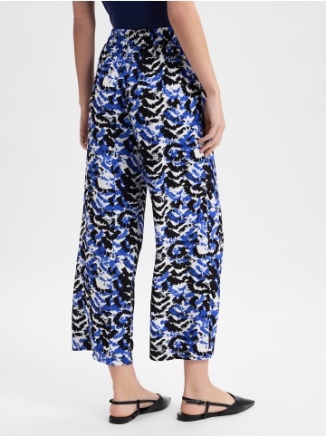 Marie Lund Stoffhose in blau schwarz - 0001