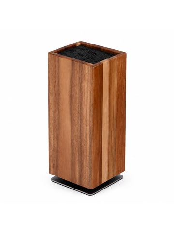 relaxdays Messerblock in Braun - (B)10,5 x (H)26 x (T)10,5 cm