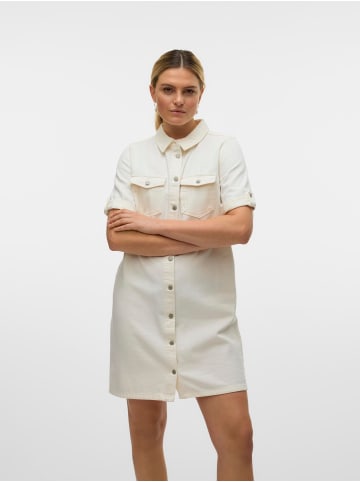 Vero Moda Jeanskleid in Cloud Dancer