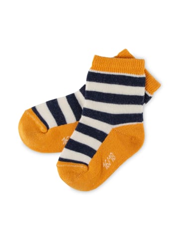 Sigikid Sockenset 3er Magic Owl in Dunkelblau/Weiß/Ockerorange