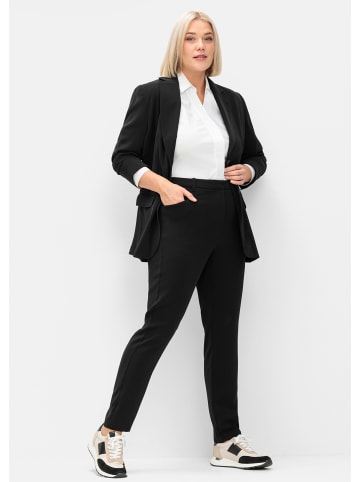 sheego Hose in schwarz